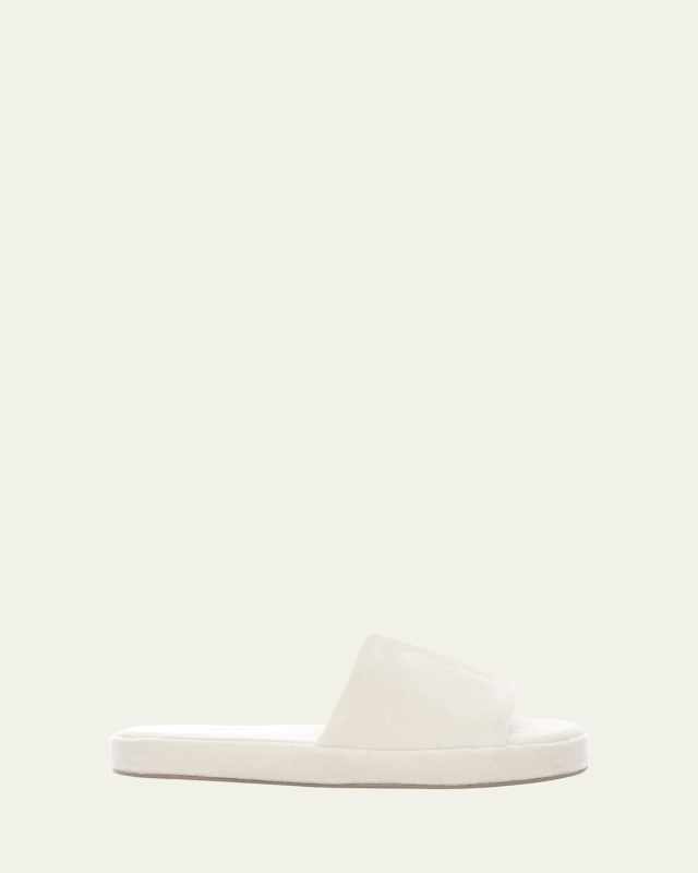Pillow Cozy Cotton Open-Toe Slippers